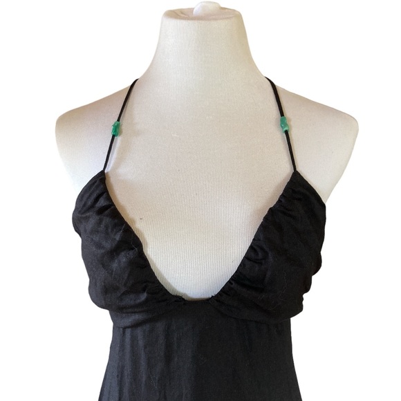 Zara Linen Halter Dress - Picture 3 of 5